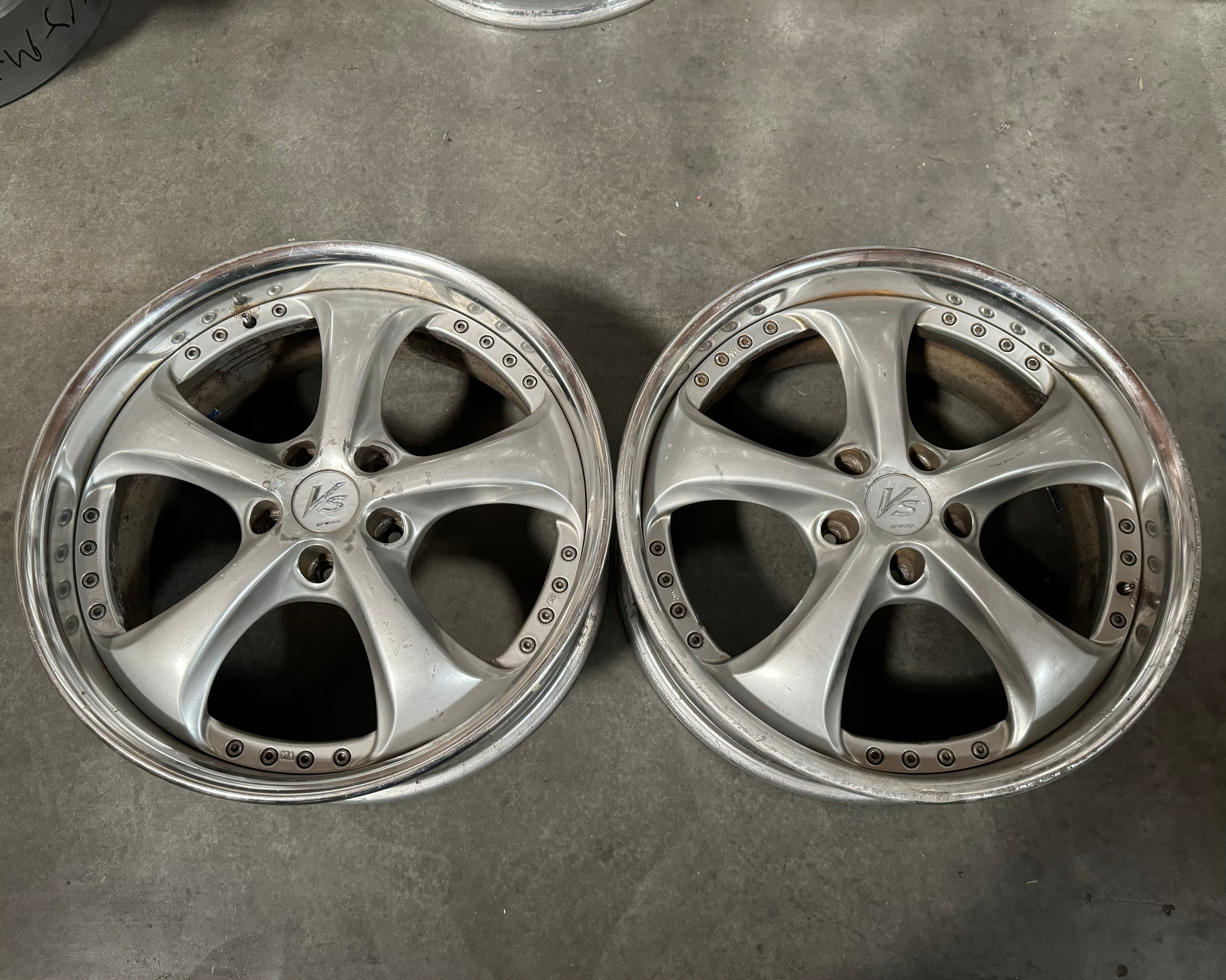19” Work VS-KF 5x114.3 (PAIR OF 2 only)