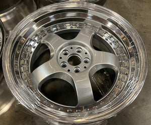 18” GMR Bishop Step 5x100 Silver