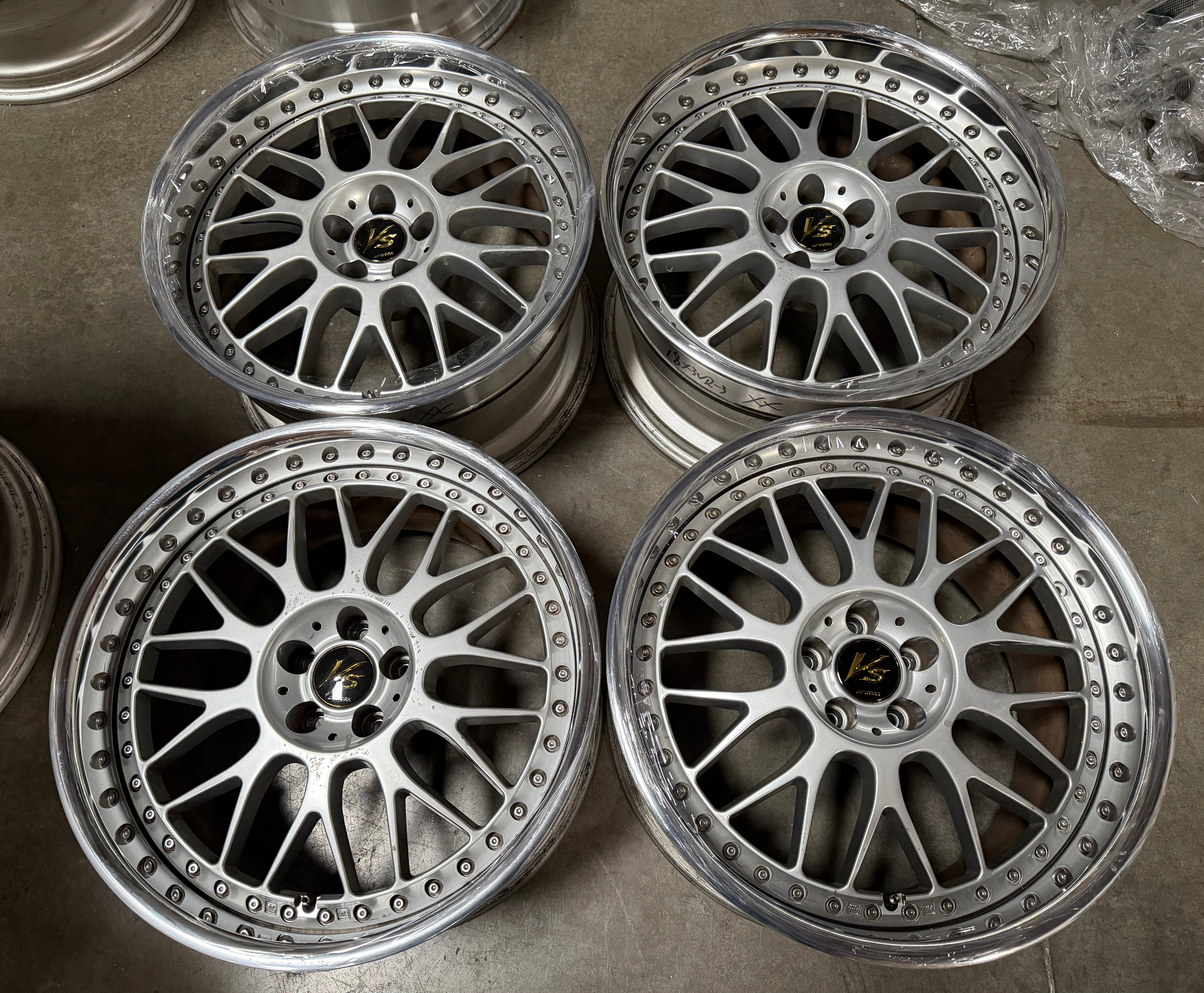 18” Work VS-XX Silver 5x100