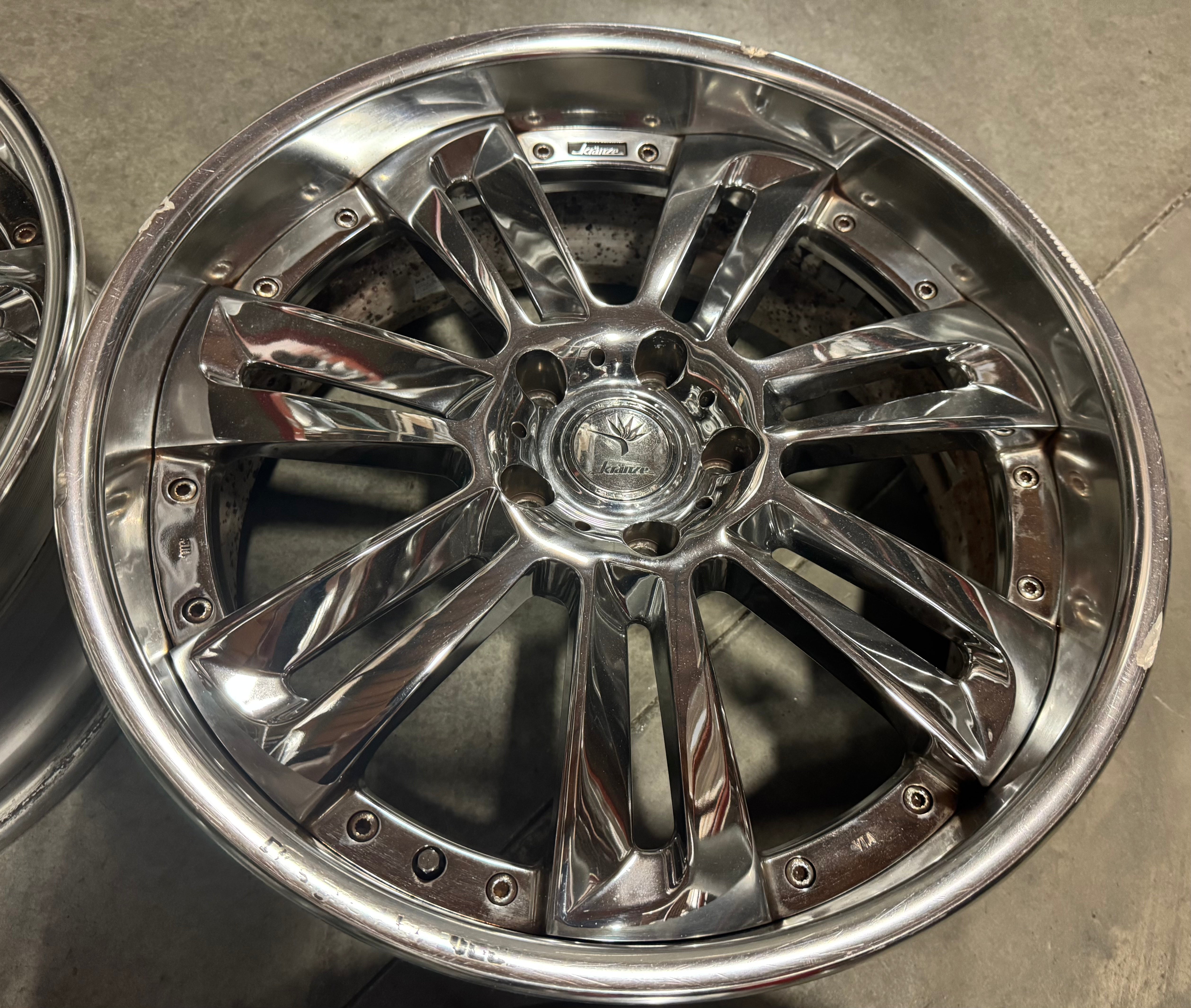 20” Weds Glossa 5x120 60.1 bore