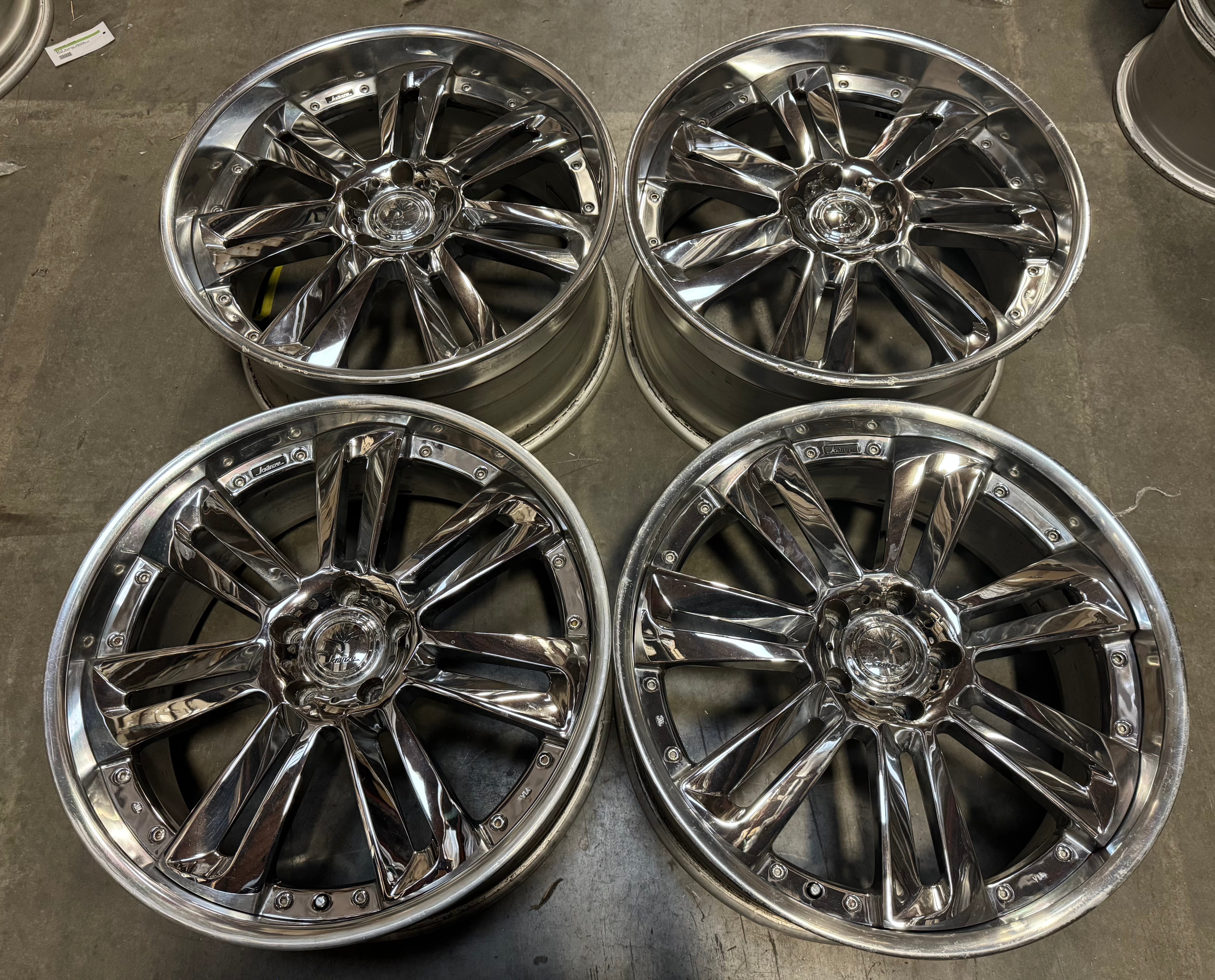 21” Weds Glossa 5x120 60.1 bore