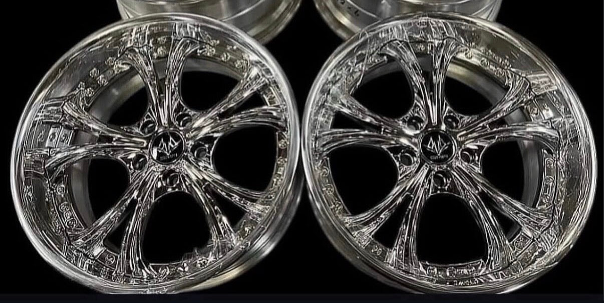 18” GMR Serpent Vacuum chrome (Pair of 2) 5x114.3