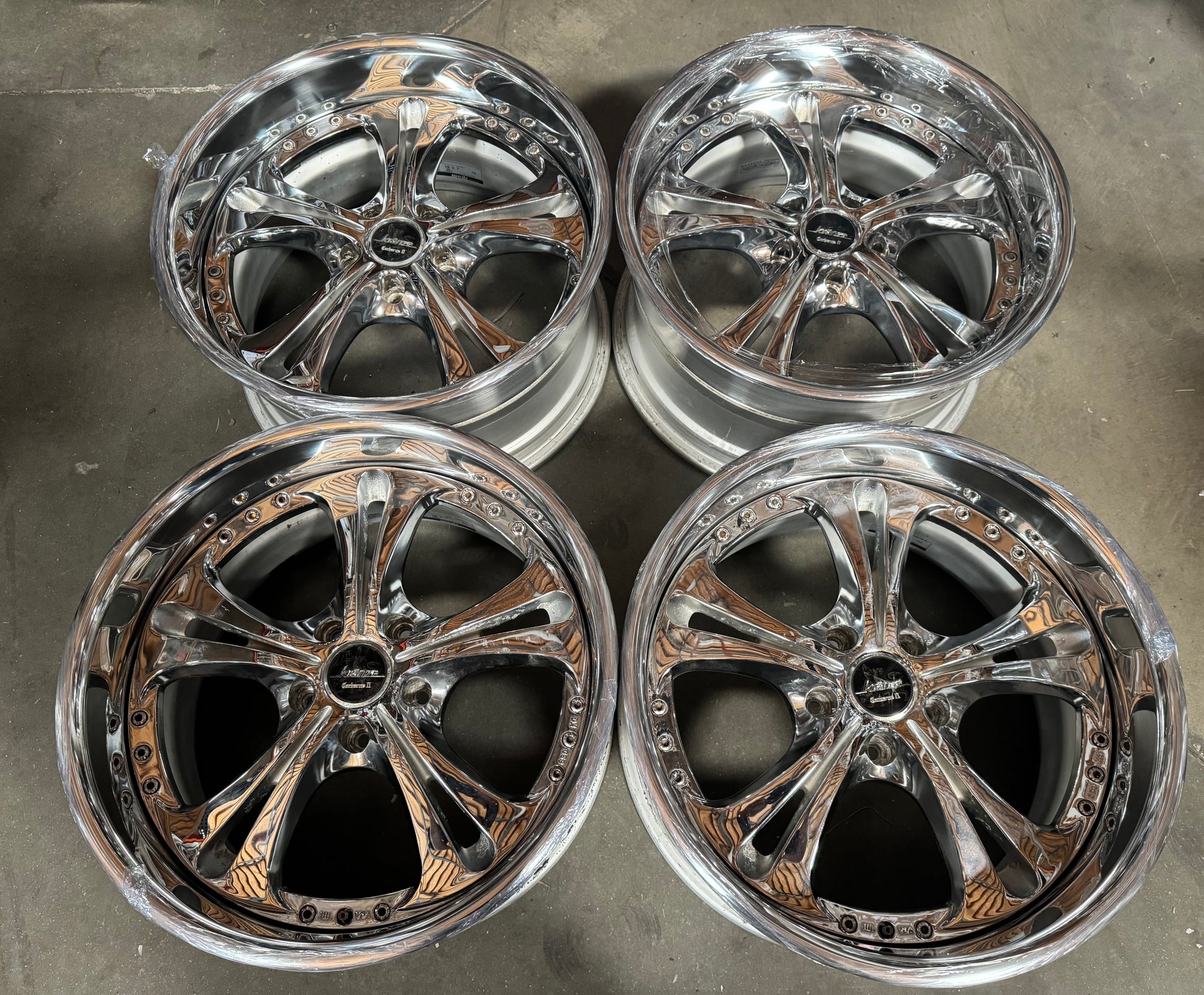 1/64 EGwheels WED Cerberus2 風 ホイール ミニカー Wed Cerberus 2 Wheels | “18x9.5 ET +18 & +22 | Raw Chrome