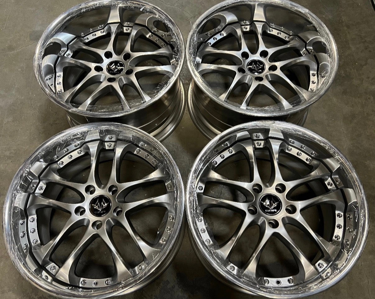 18” GMR Ceaser Silver 5x114.3