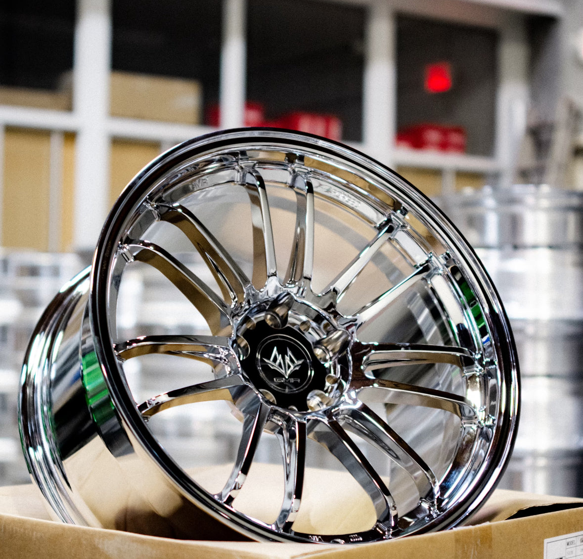 18” GMR E3 Forged monoblock 5x114.3 Chrome
