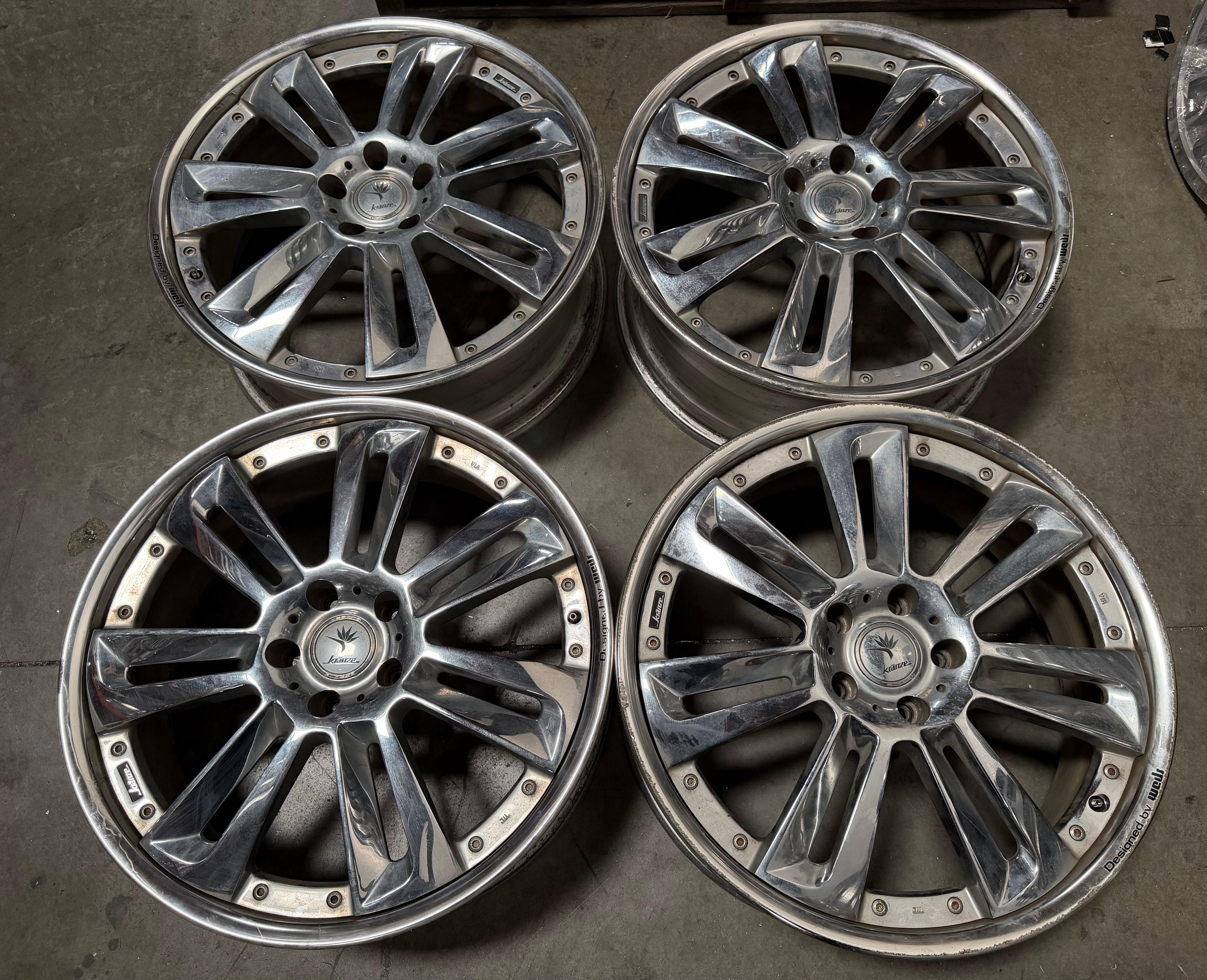 20” Weds Glossa 5x114.3