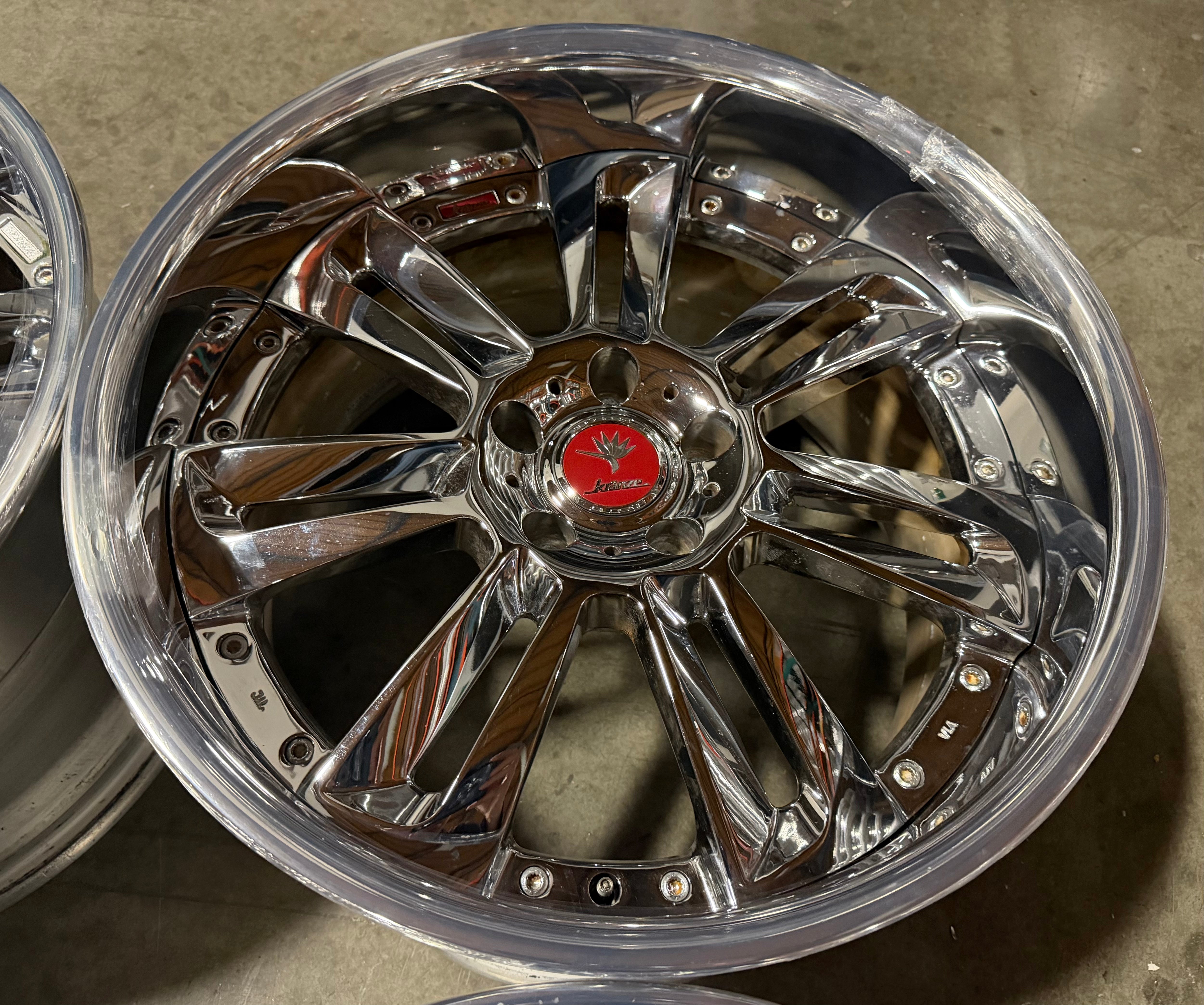 19” Weds Glossa 5x114.3 chrome