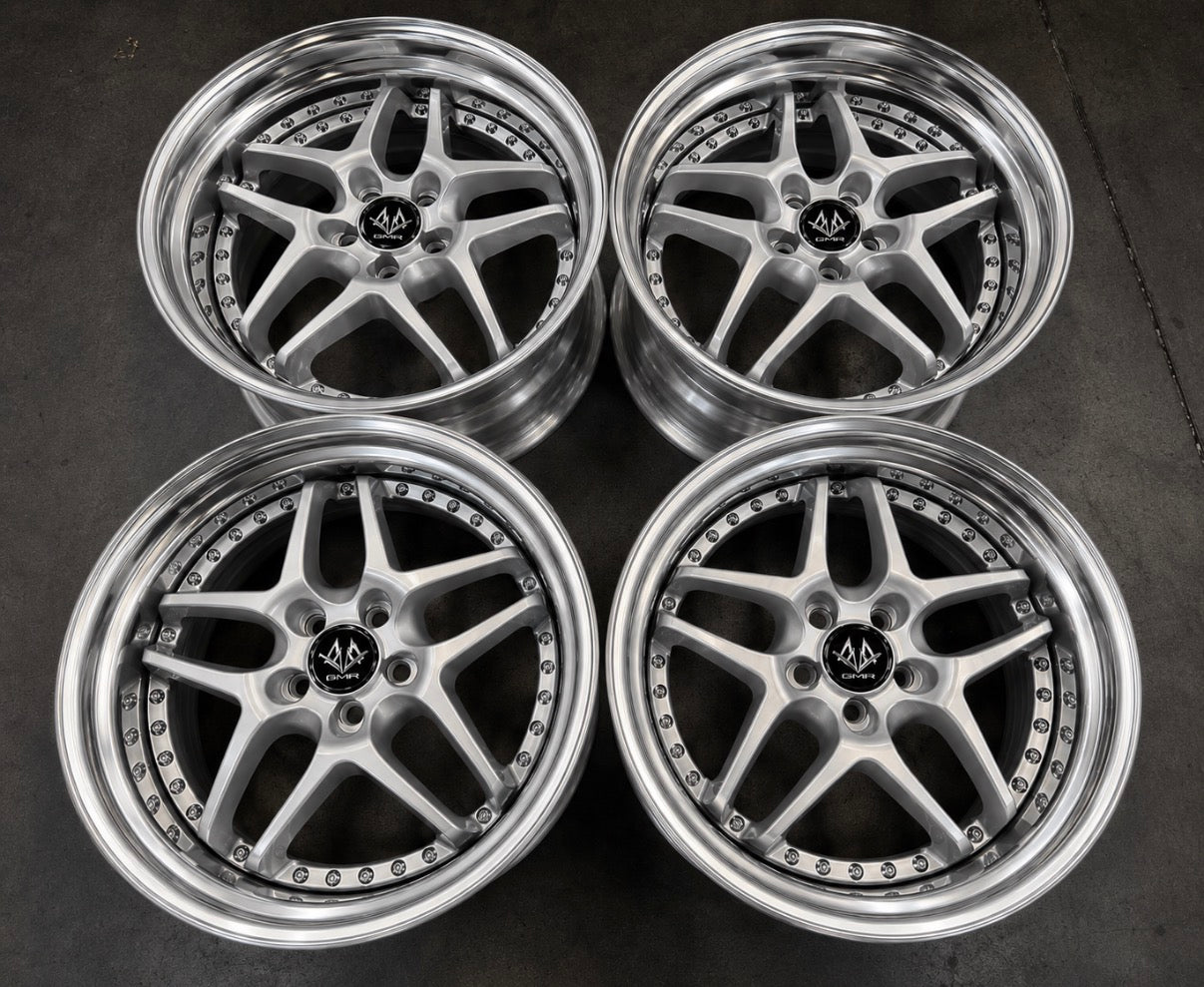 18” GMR Evoke Step Silver 5x100 (2pcs version)