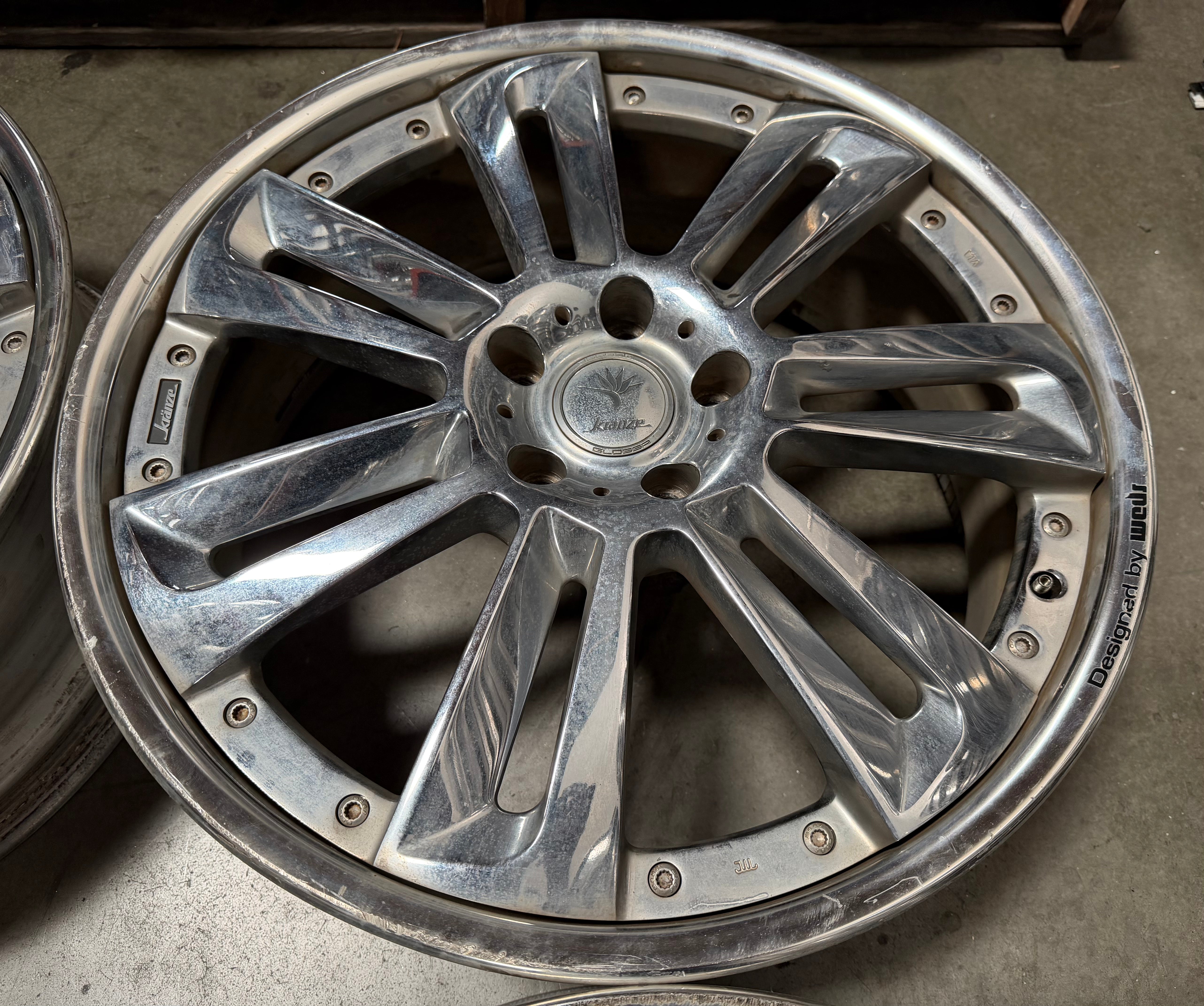 20” Weds Glossa 5x114.3