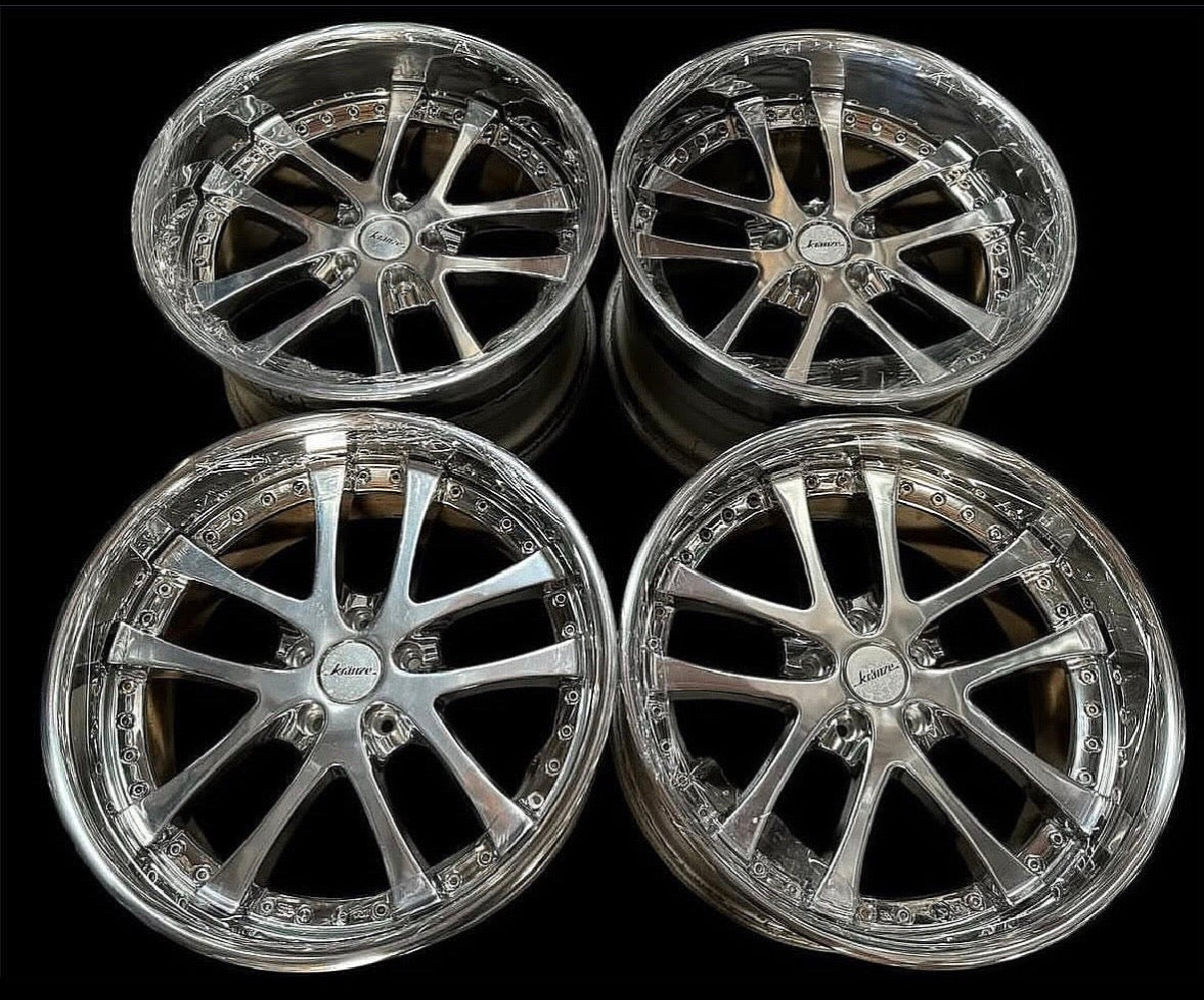 19” Weds LXZ Flat & Concave Polish 5x114.3