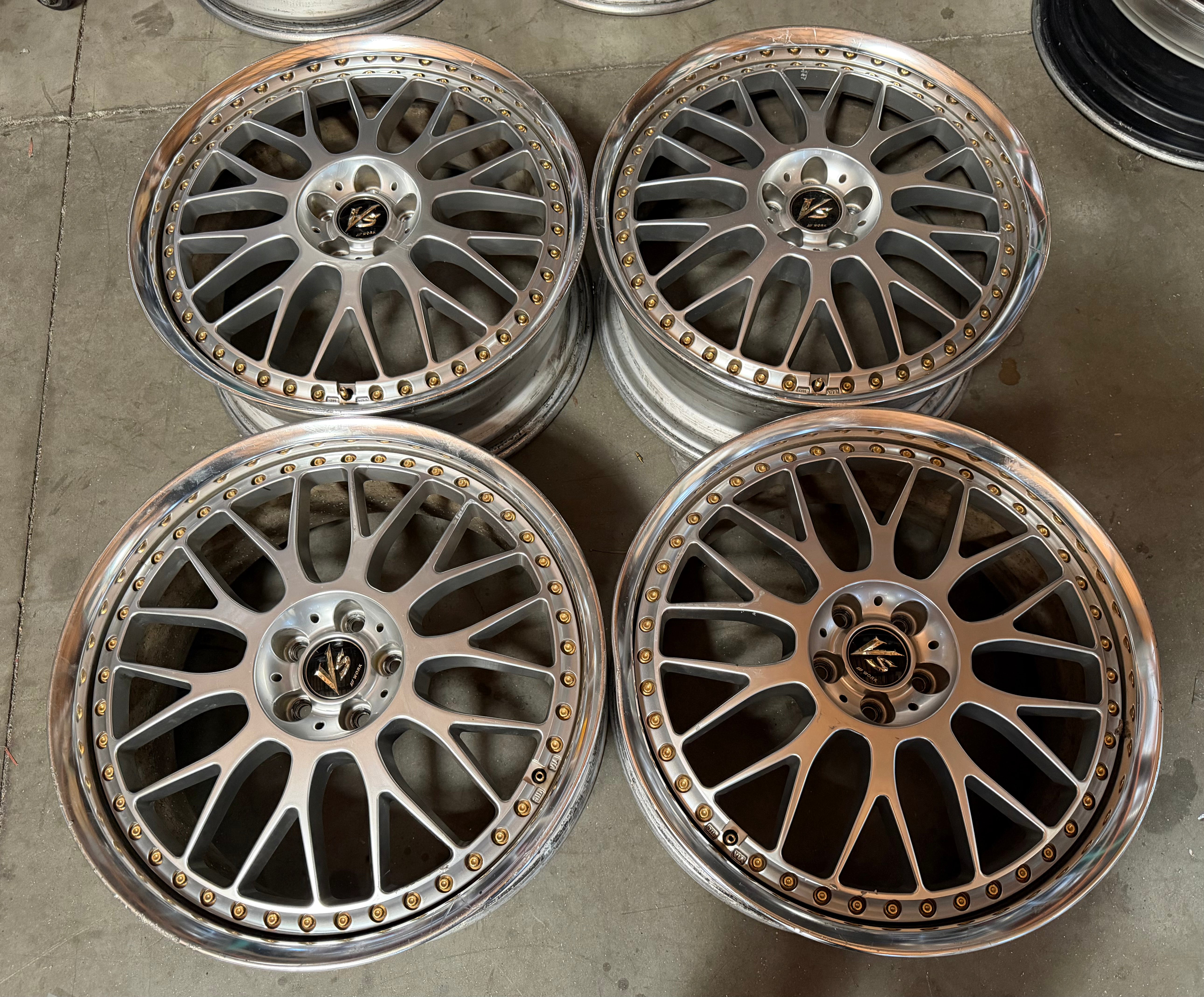 19” Work VS-XX 5x100 silver