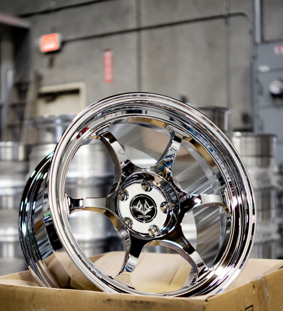 18” GMR R1 Forged Monoblock 5x114.3 Chrome