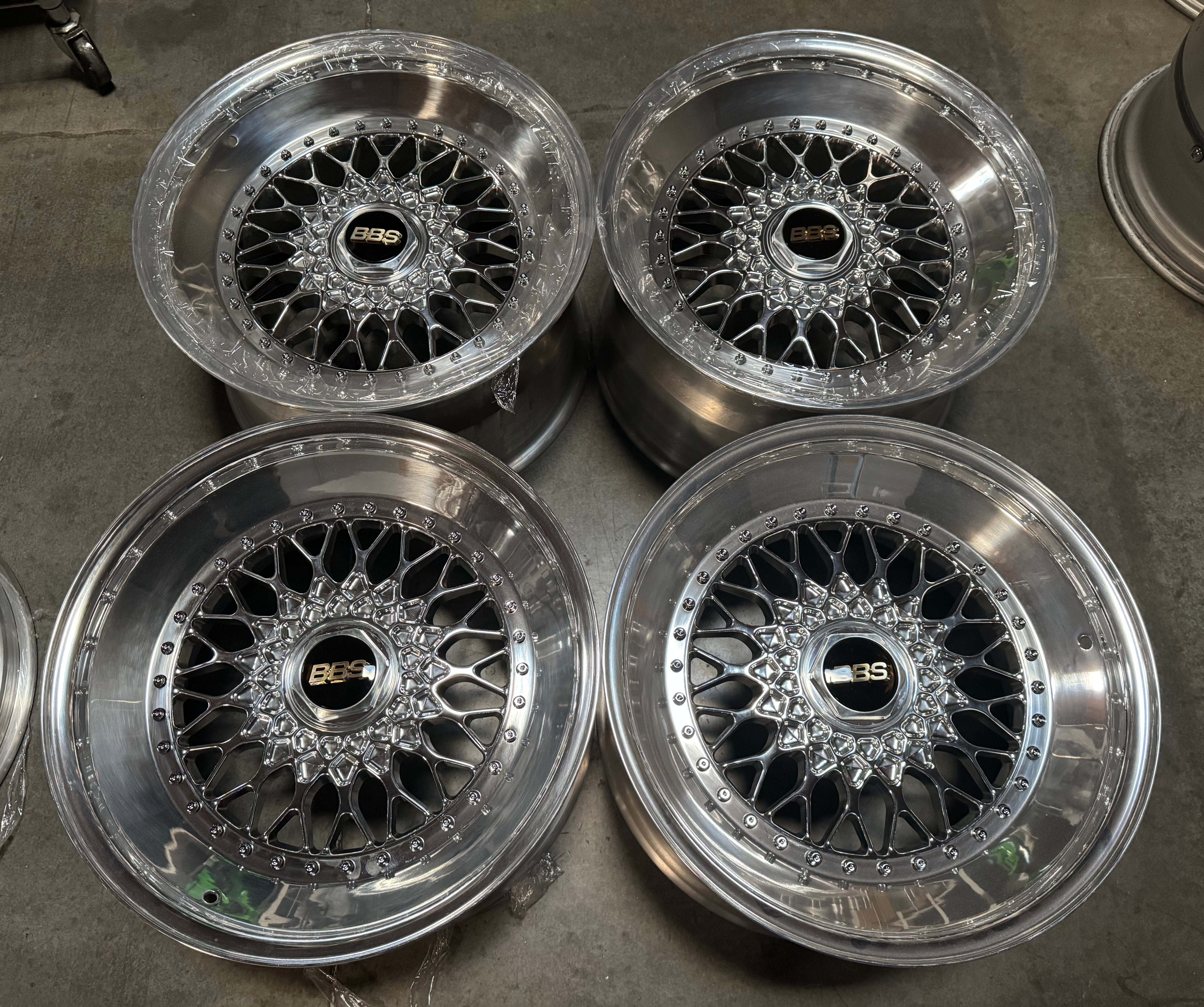 18” BBS RS Double step 5x100 Polish