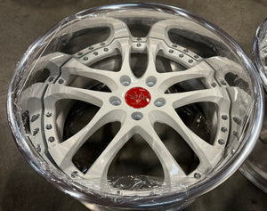 19” GMR Ceaser Reverse White 5x114.3 (SPECIAL)
