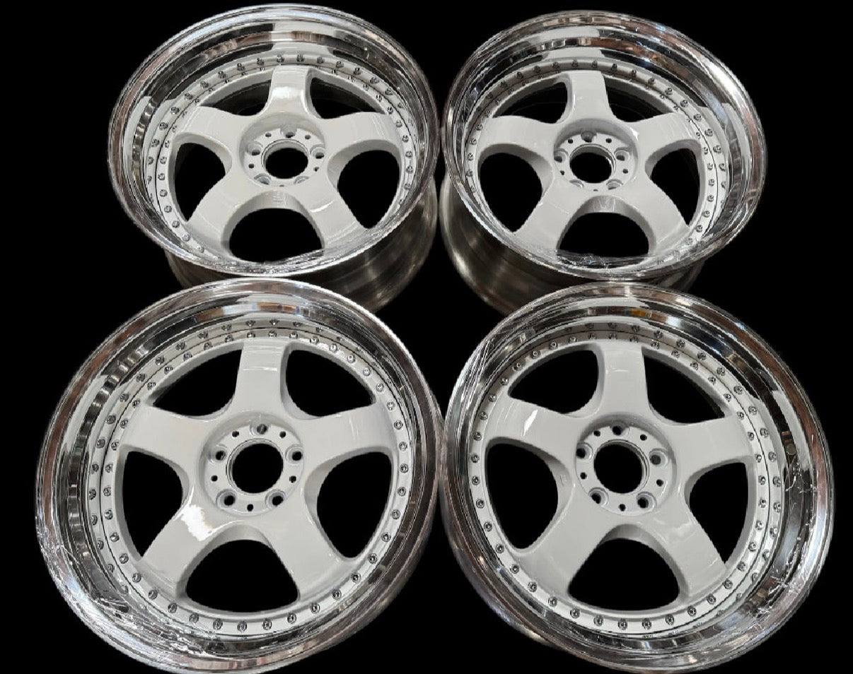 19” GMR Bishop 5x114.3 White (Winter sale)