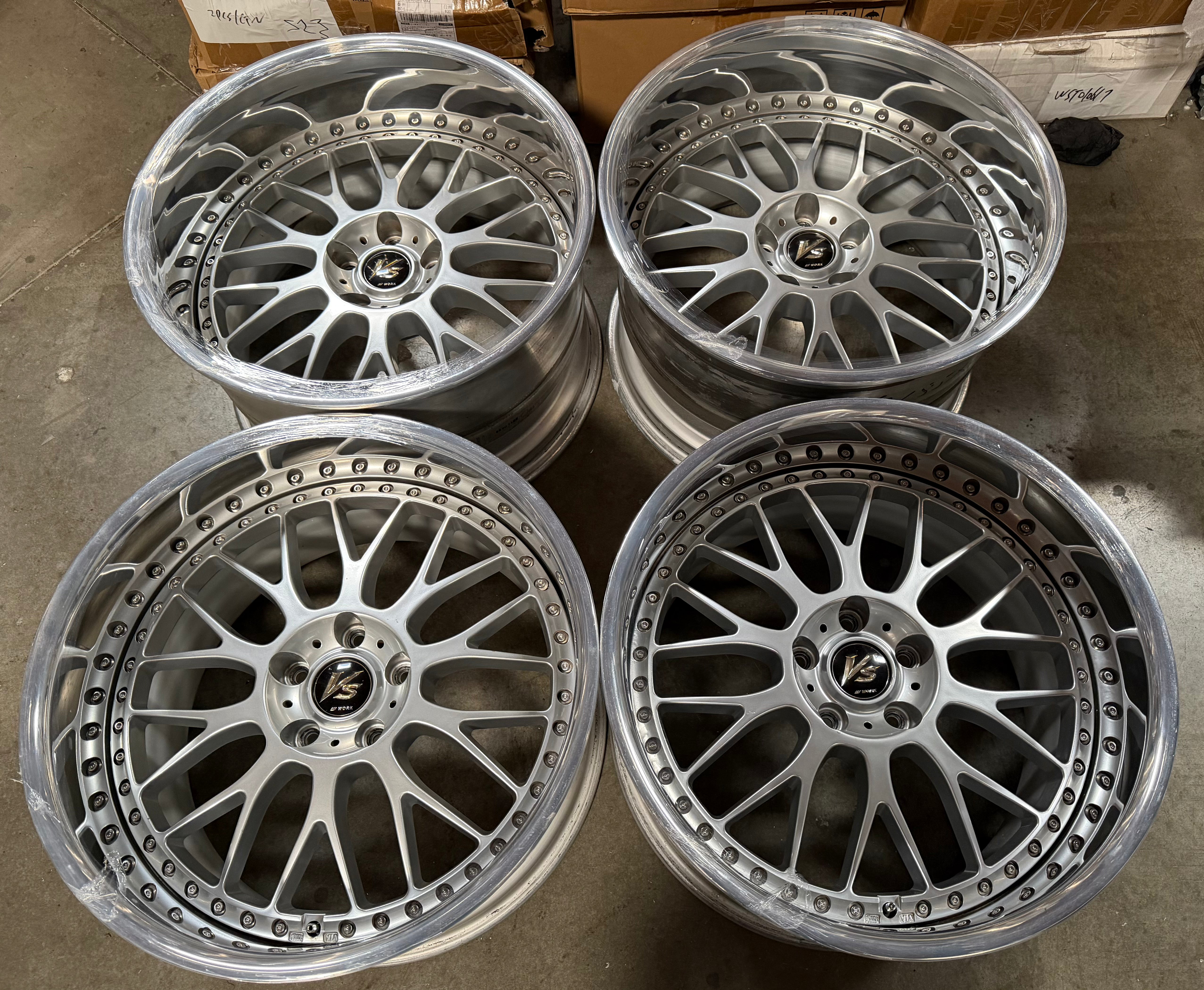 19” Work VS-XX Silver 5x114.3