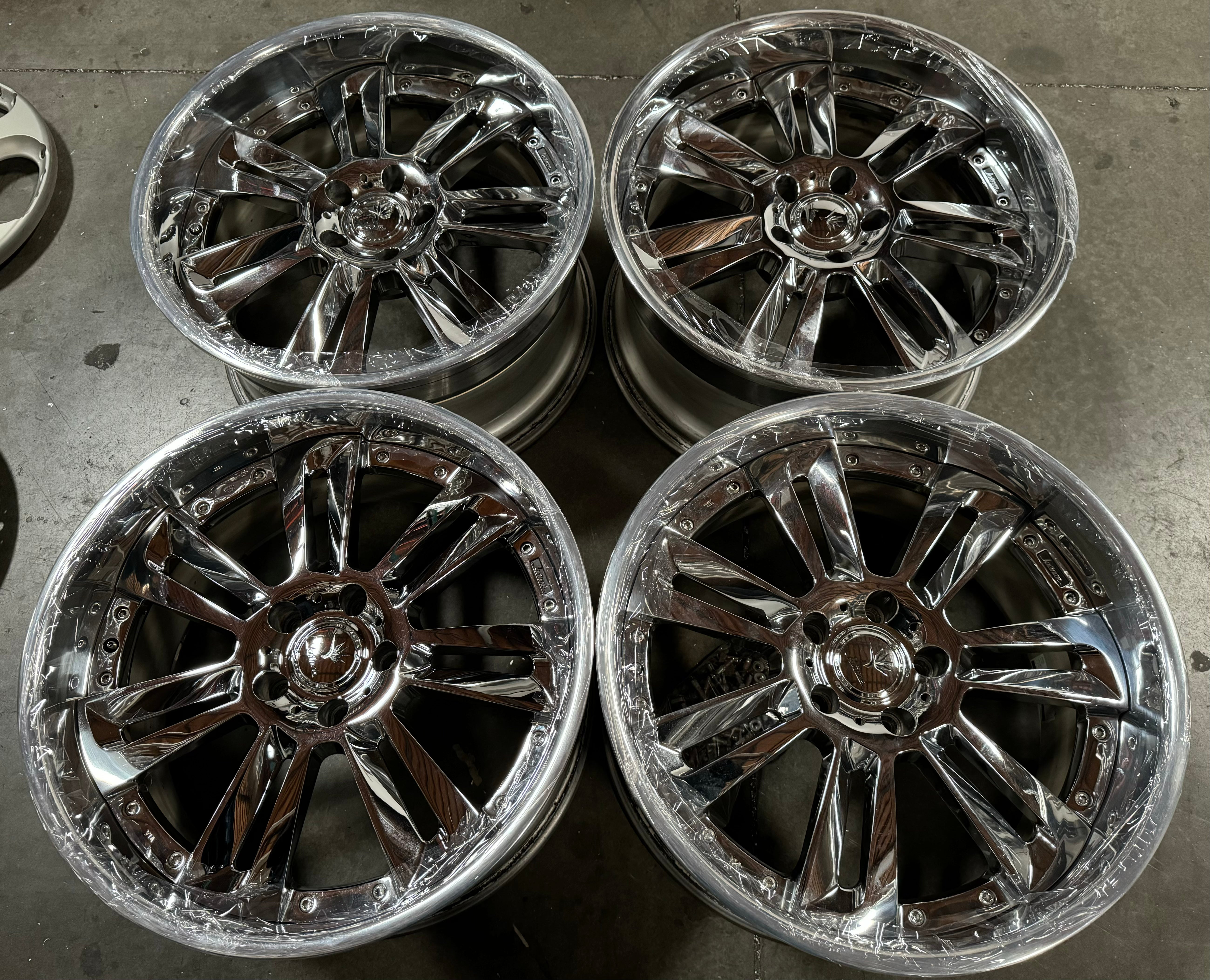 19” Weds Glossa 5x114.3 chrome