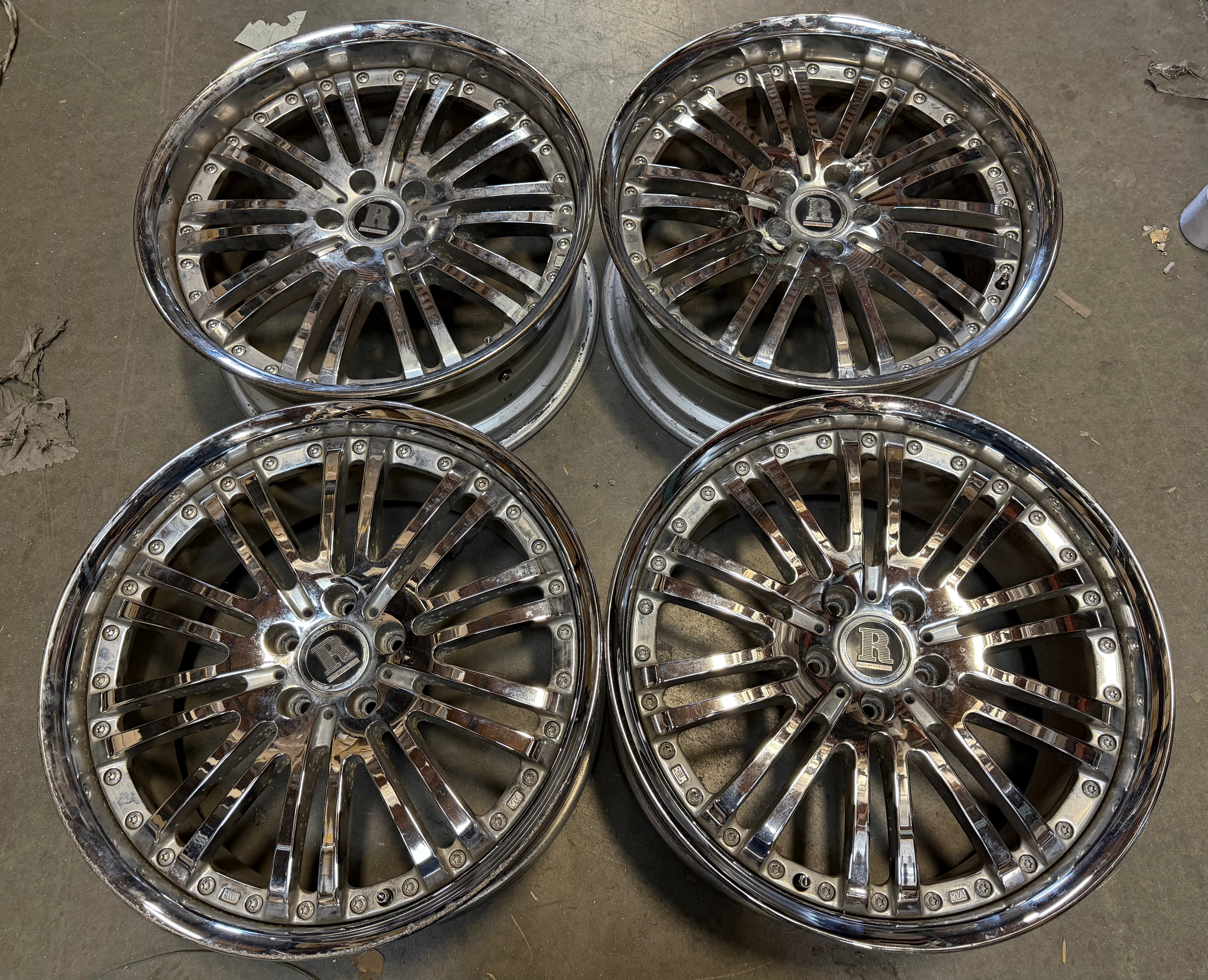 20” Work Rezax III 5x114.3 chrome