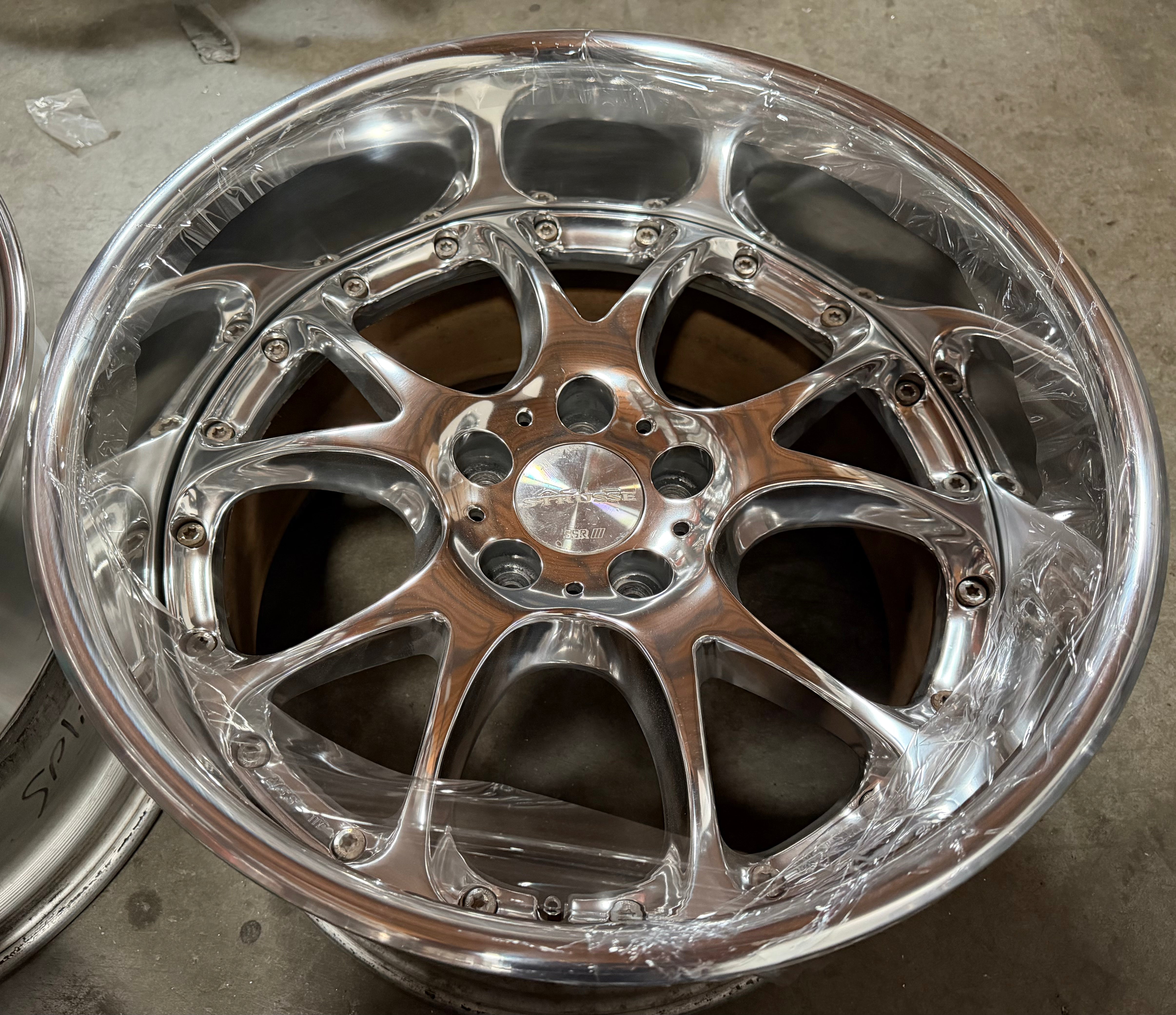 18” SSR Agle Stusse 5x114.3 Raw Polish