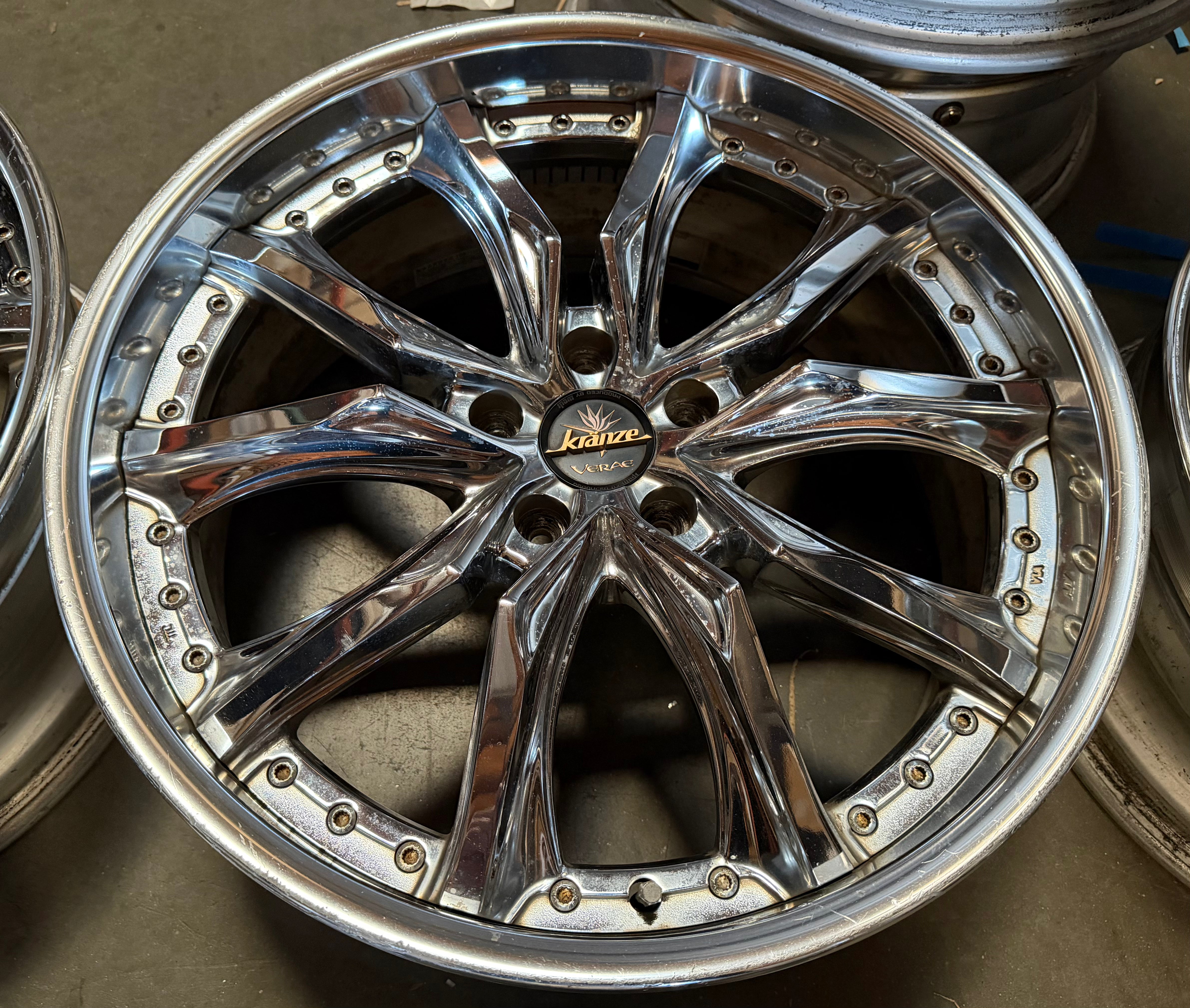 20” Weds Verae 5x114.3 Chrome
