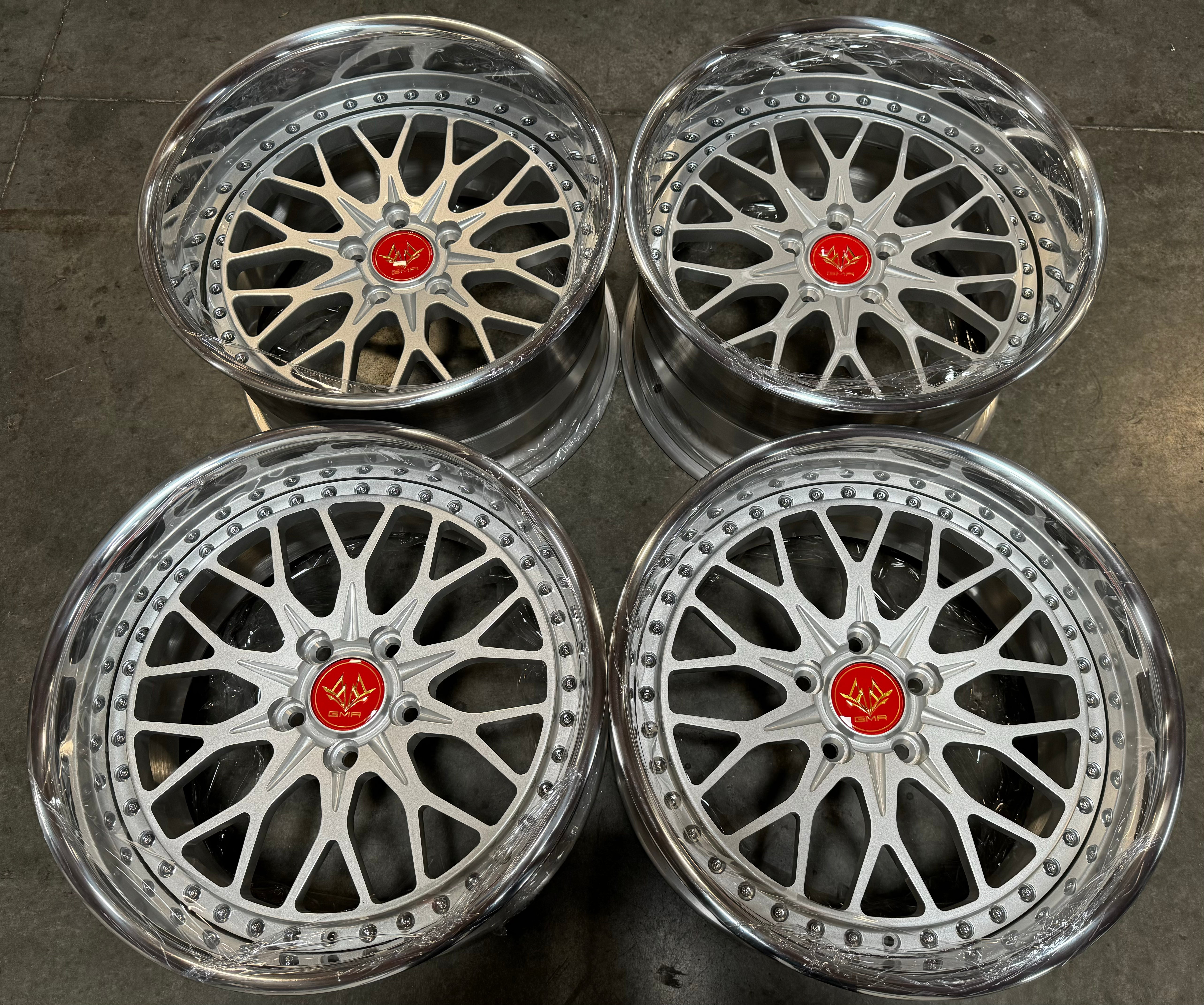 18” GMR Forged Raven Silver 5x114.3 (SPECIAL)