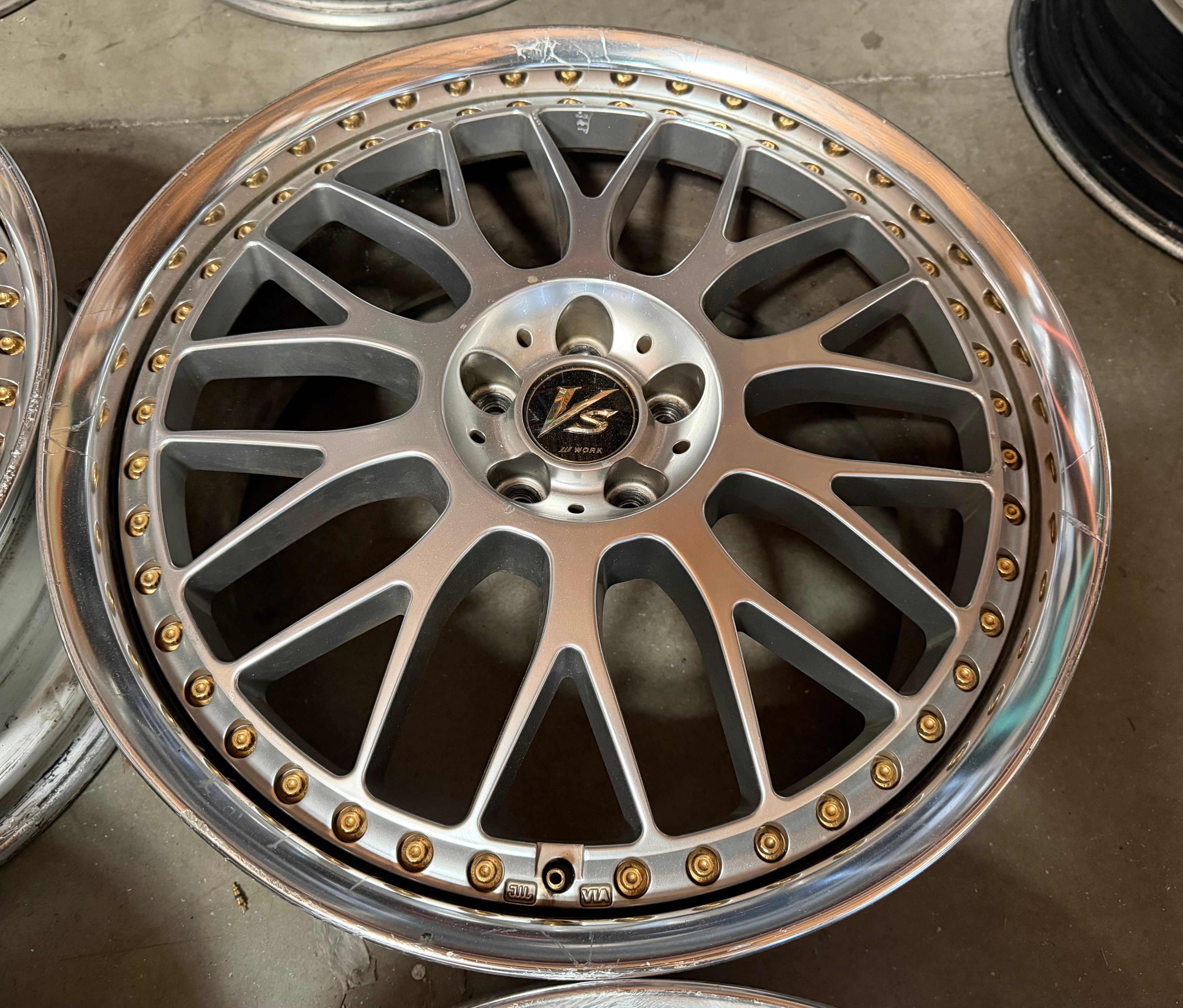19” Work VS-XX 5x100 silver
