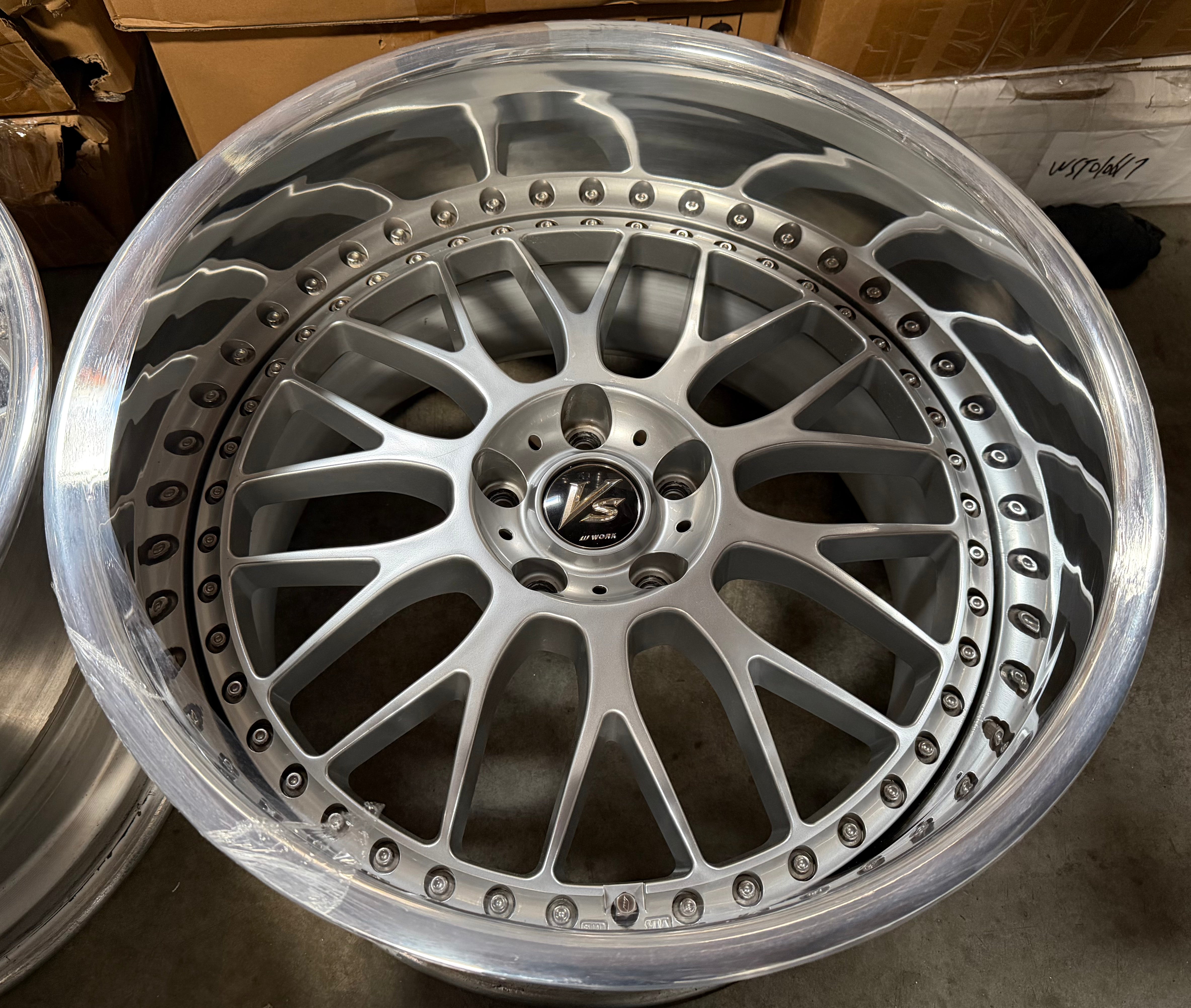 19” Work VS-XX Silver 5x114.3