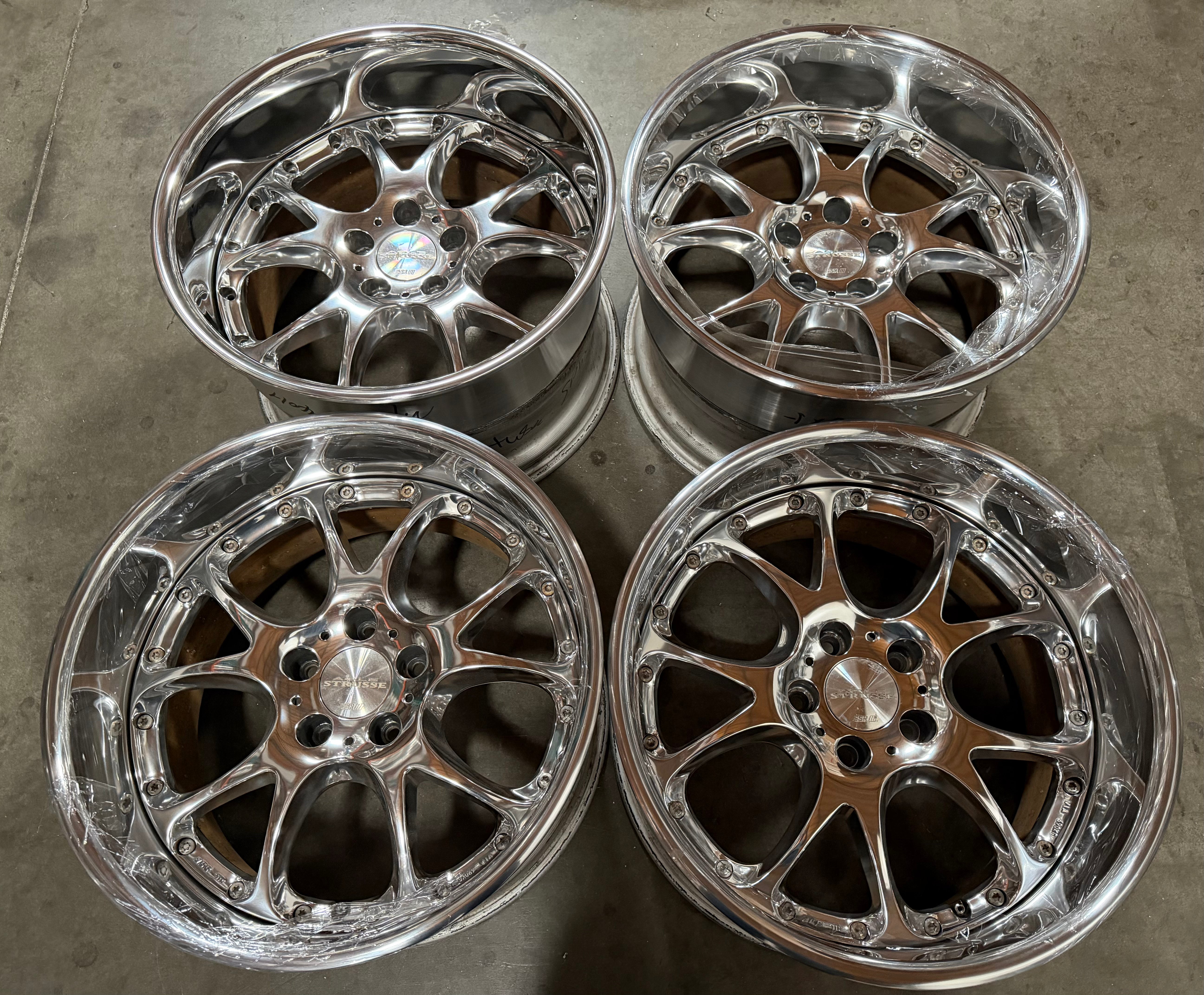 18” SSR Agle Stusse 5x114.3 Raw Polish