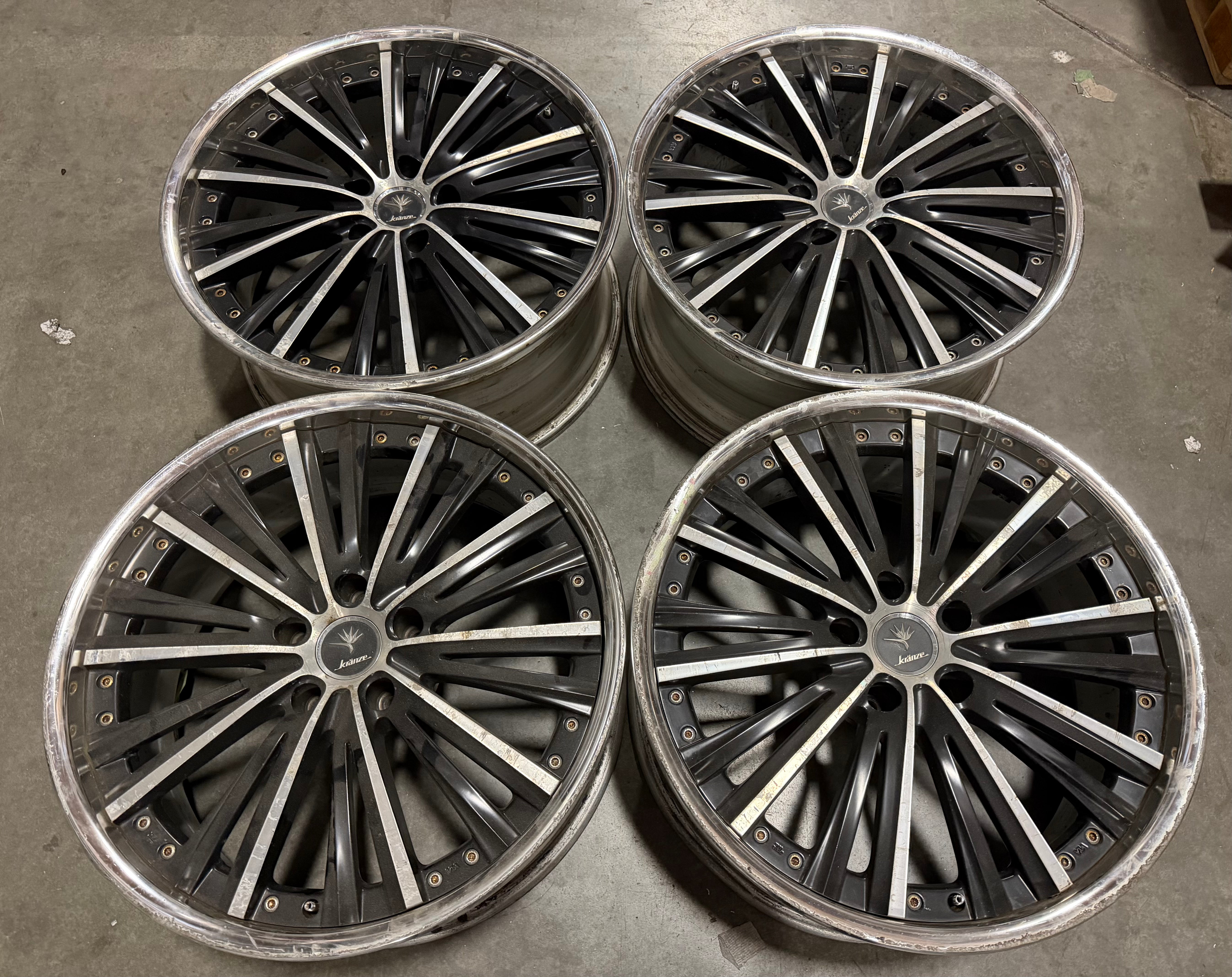 20” Weds Magiss 5x120 60.1 bore for LS460