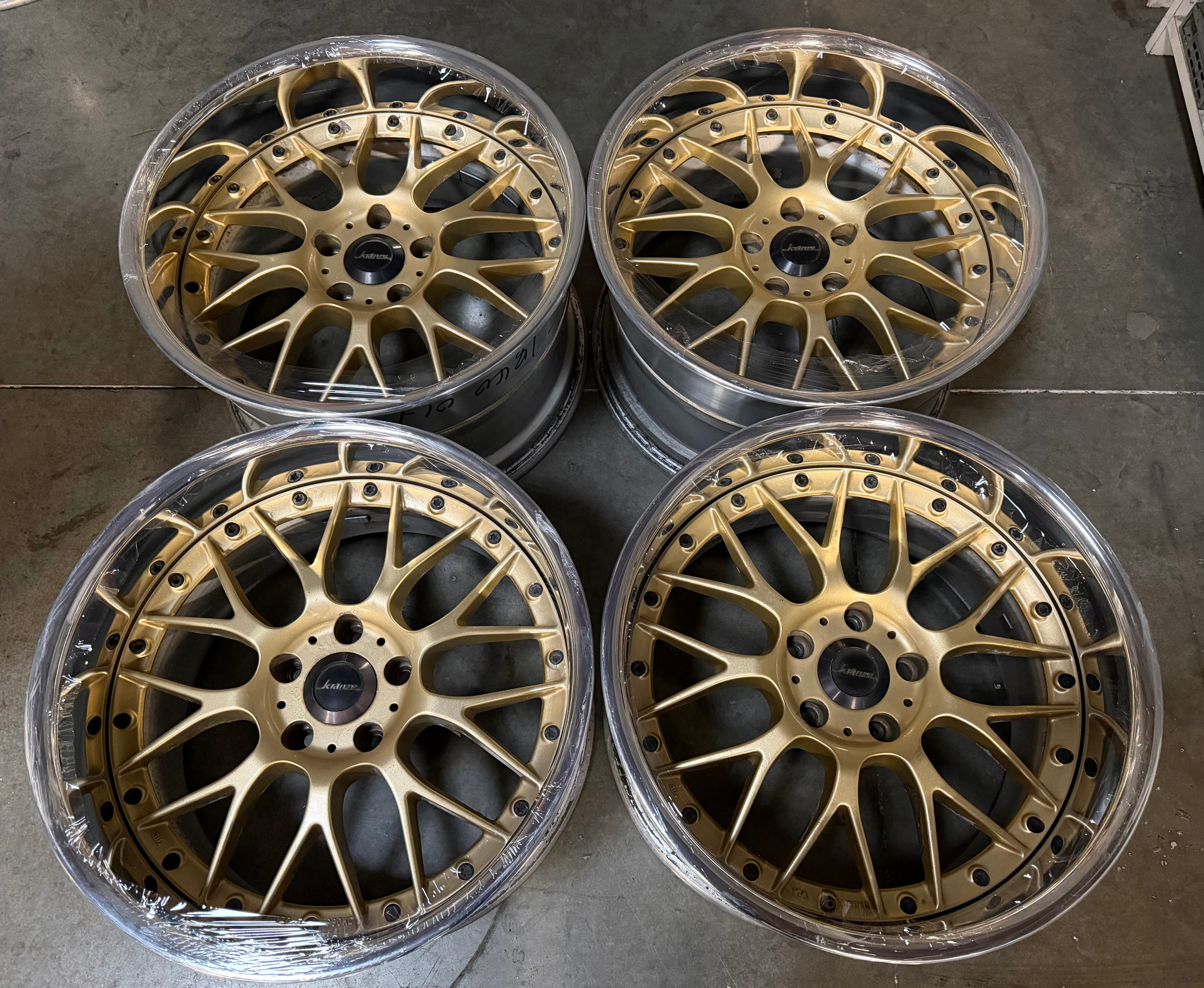 Weds Vip Rims 18” Weds ERM 5x114.3 Gold