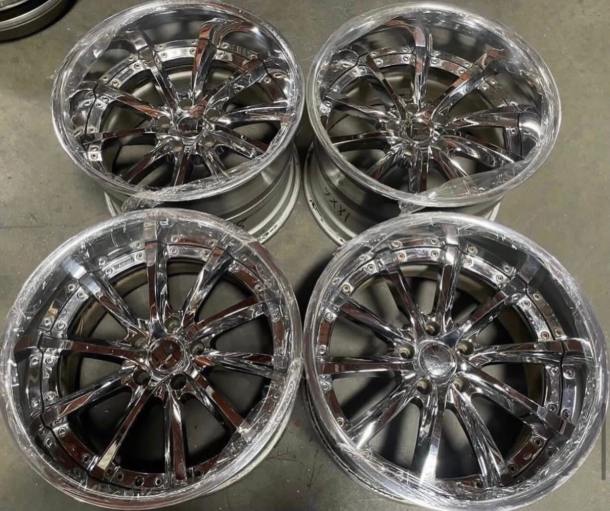 19” Weds Vishnu 5x114.3 Chrome