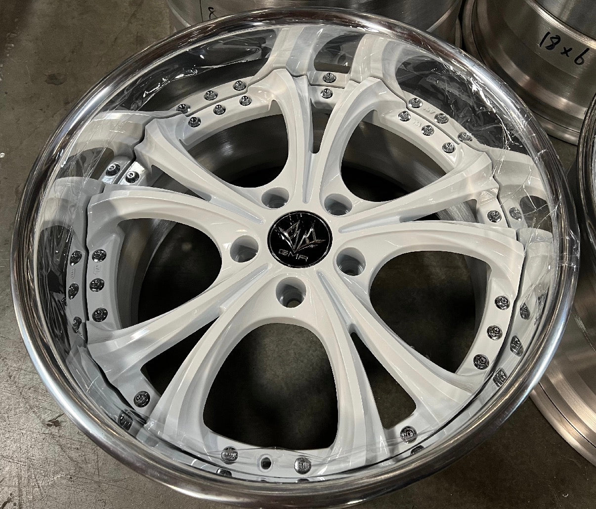 18” GMR Serpent 5x114.3 White (Pair of 2 wheels)