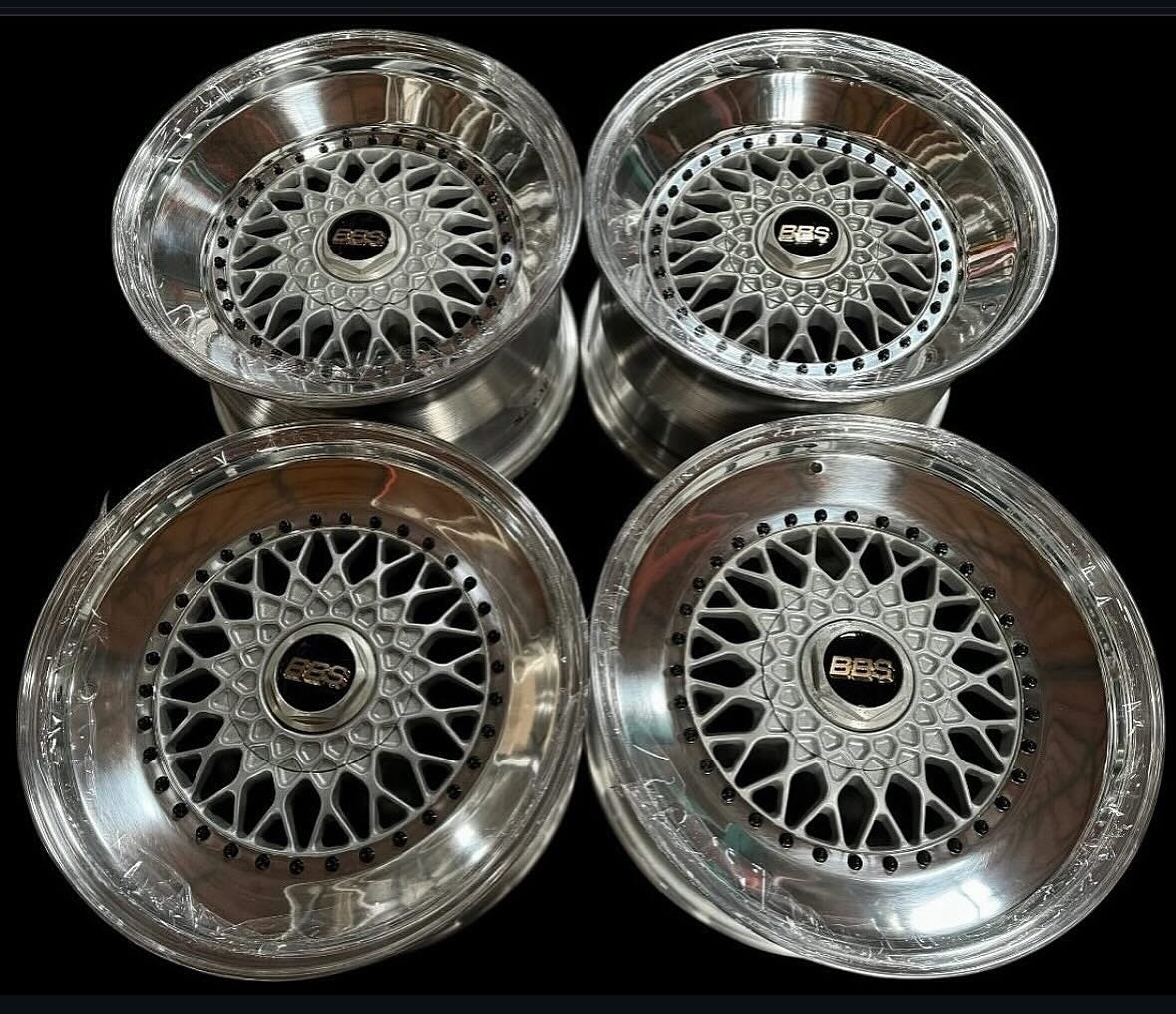 Stepped Ravazza Rims 18β BBS RS Triple Step Silver Stagger 5x114.3