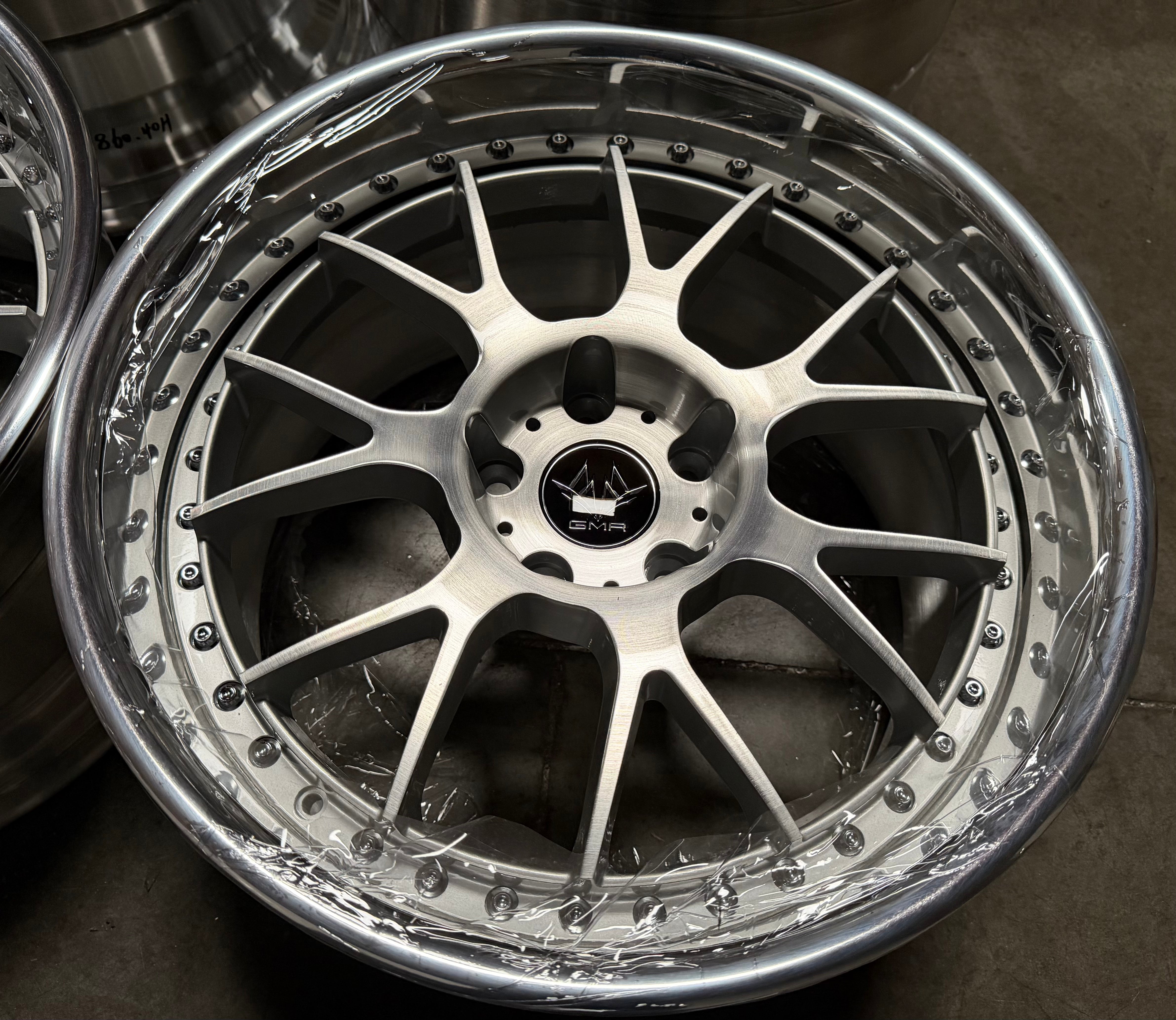 18” GMR Hamburg 5x114.3 Brush/Silver