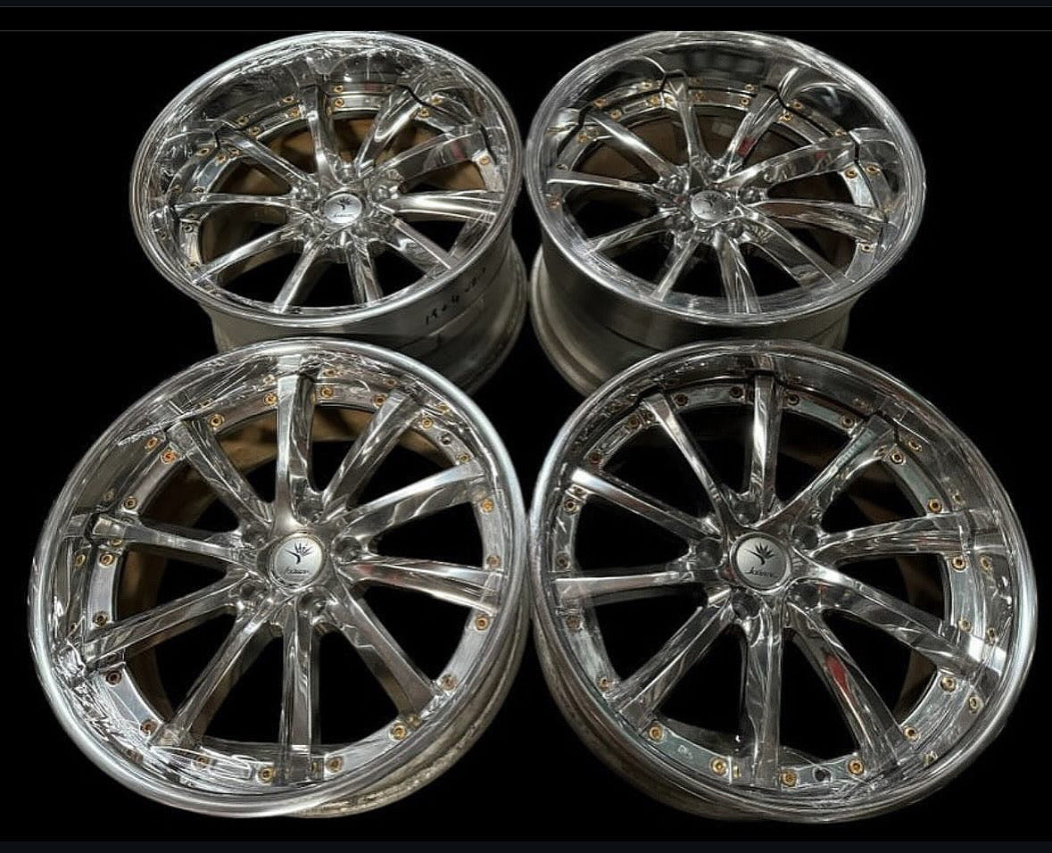 19” Weds Vishnu 5x114.3 Raw Polish