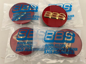 BBS RS/LM Red caps 3 tabs