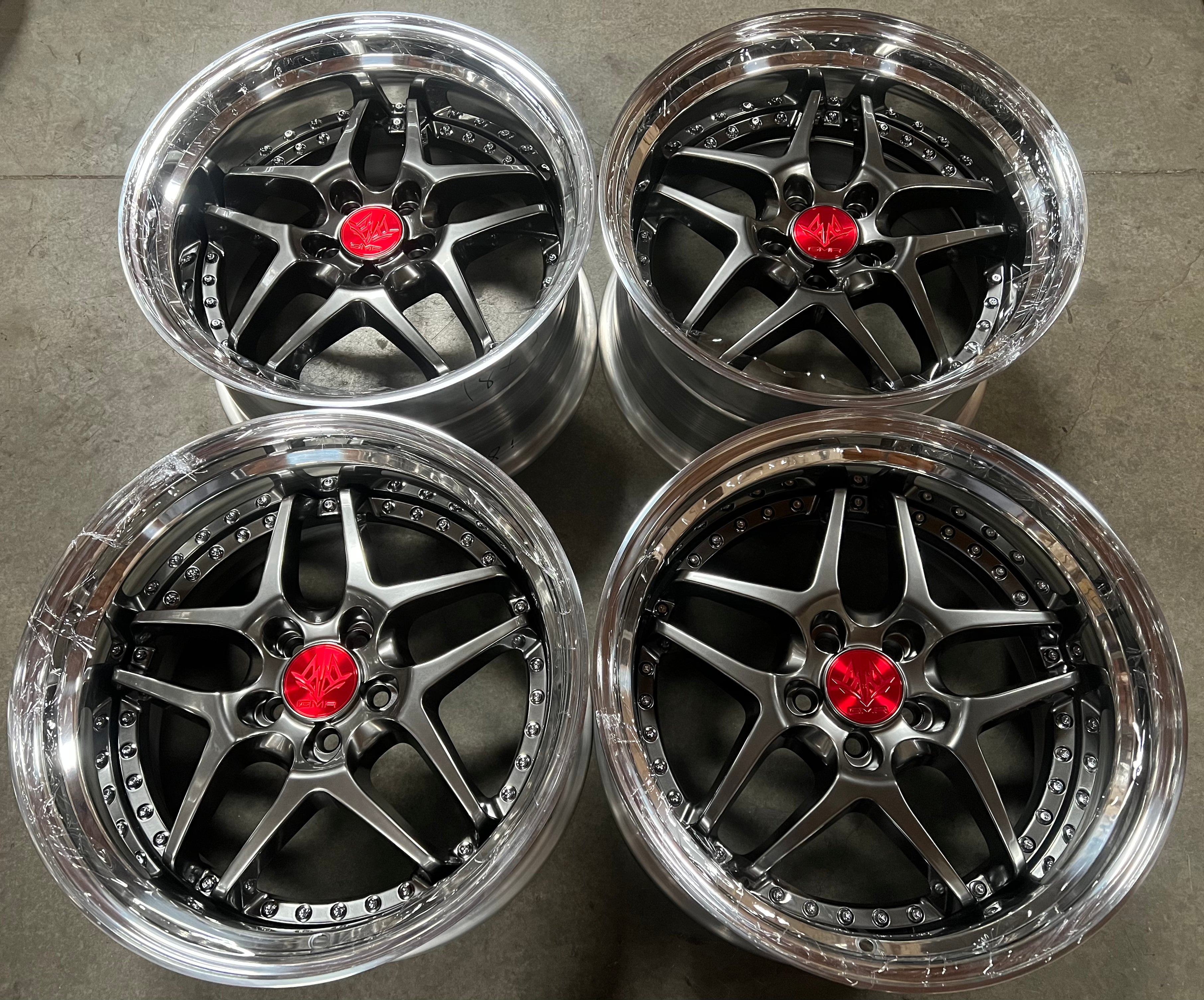 18” GMR Evoke 5x100 Titan black